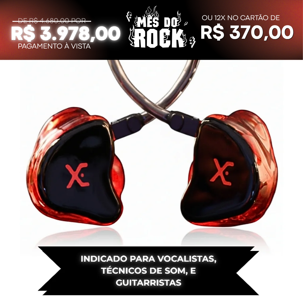 Fone In Ear XE4/PRO – Loja Fone Moldados Xtreme Ears