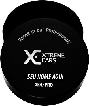 Case Metálica Personalizada para Fones In Ear | Xtreme Ears